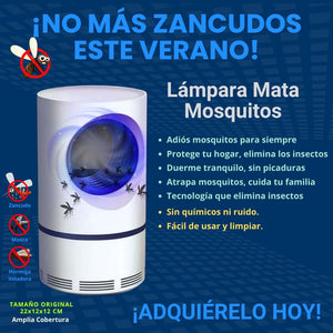 LAMPARA MATA MOSQUITOS Y ZANCUDOS